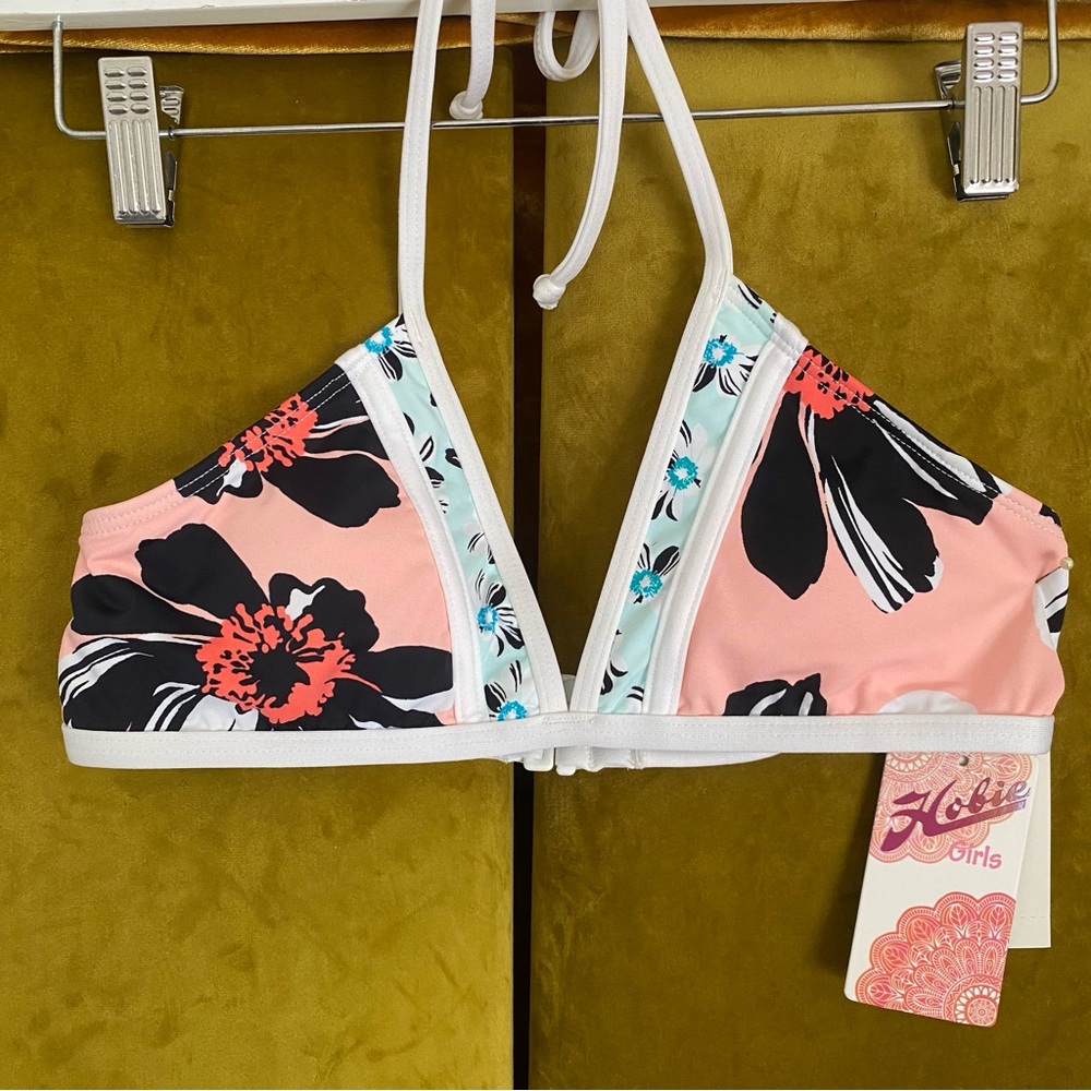 Hobie Floral Bikini with Pink and Black Design